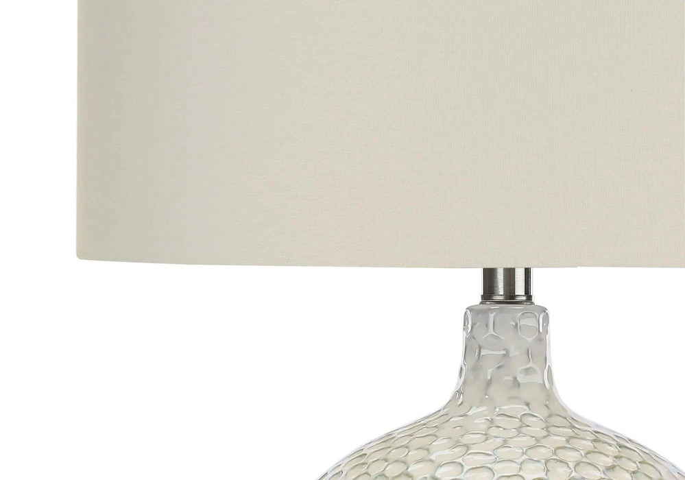 Lighting, 28'h, Table Lamp, Cream Ceramic, Ivory / Cream Shade, Contemporary Default -DTYStore