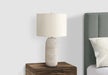 Lighting, 28'h, Table Lamp, Cream Resin, Ivory / Cream Shade, Transitional Default -DTYStore