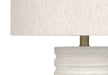 Lighting, 28'h, Table Lamp, Cream Resin, Ivory / Cream Shade, Transitional Default -DTYStore