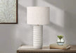 Lighting, 28'h, Table Lamp, Cream Resin, Ivory / Cream Shade, Transitional Default -DTYStore