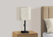 Lighting, Set Of 2, 17'h, Table Lamp, Usb Port Included, Black Metal, Beige Shade, Contemporary Default -DTYStore