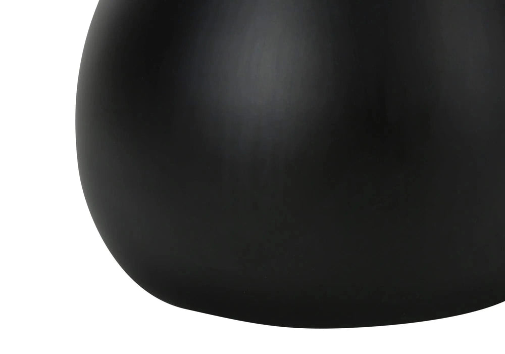 Lighting, Set Of 2, 18'h, Table Lamp, Black Metal, Ivory / Cream Shade, Contemporary Default -DTYStore