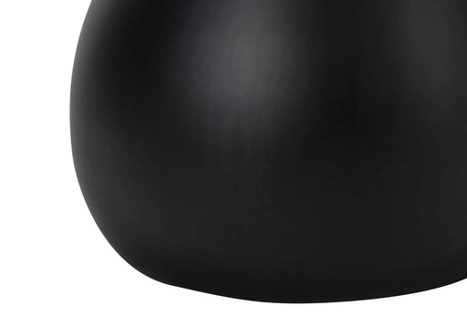 Lighting, Set Of 2, 18'h, Table Lamp, Black Metal, Ivory / Cream Shade, Contemporary Default -DTYStore