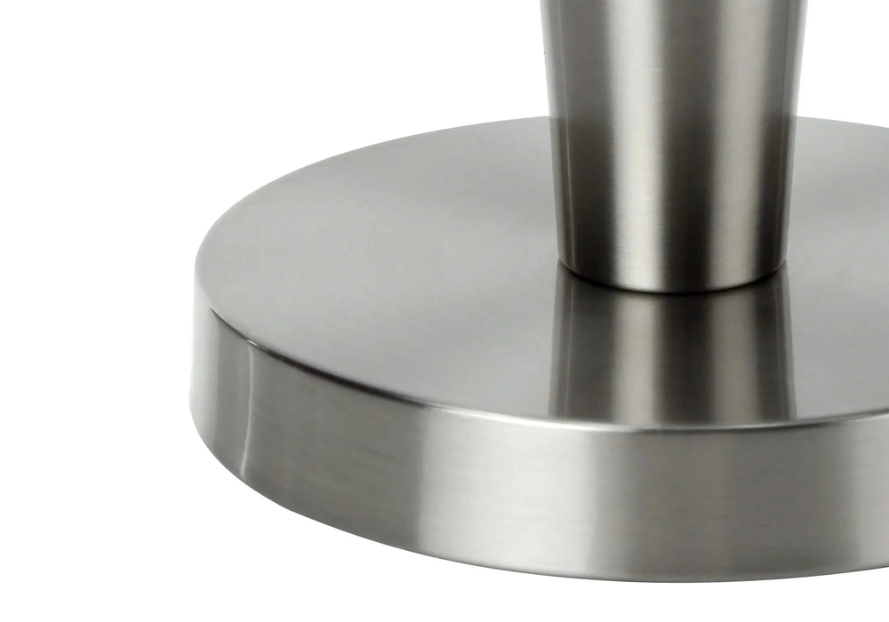 Lighting, Set Of 2, 24'h, Table Lamp, Usb Port Included, Nickel Metal, Grey Shade, Contemporary Default -DTYStore