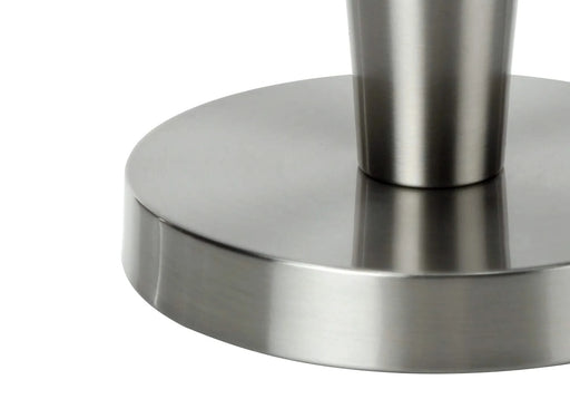 Lighting, Set Of 2, 24'h, Table Lamp, Usb Port Included, Nickel Metal, Grey Shade, Contemporary Default -DTYStore