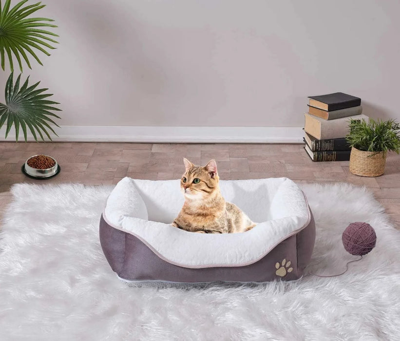 Lina Pet Bed, Anthracite Pet Bed , Large Size 23'' x 29'' - DTY Store