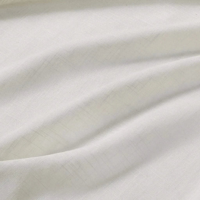 Linen Blend Light Filtering Curtain Panel Pair(2 Pcs Window Panels) Default -DTYStore