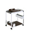 Lisses Chrome Finish Serving Cart Default -DTYStore