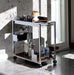 Lisses Chrome Finish Serving Cart Default -DTYStore