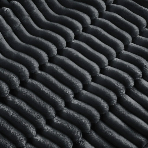 Living Room Sofa Slipcovered Sofa 3 Seater Sofa With 3 Ottomans, Oversized 3-Seat Sleeper Sofa Bed Home Theater Sofa, Corduroy, Gray Default -DTYStore