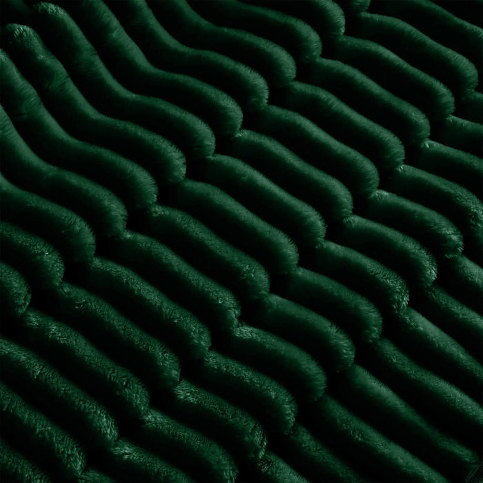 Living Room Sofa Slipcovered Sofa 3 Seater Sofa With 3 Ottomans, Oversized 3-Seat Sleeper Sofa Bed Home Theater Sofa, Corduroy, Green Default -DTYStore