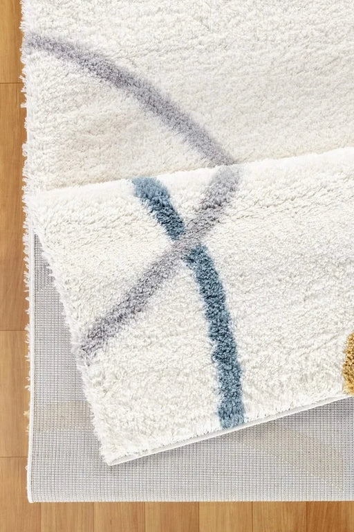 Loft Shag GC_CZY1001 Ivory 7 ft. 10 in. x 9 ft. 10 in. Shaggy Area Rug Default -DTYStore