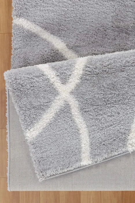 Loft Shag GC_CZY1002 Grey 7 ft. 10 in. x 9 ft. 10 in. Shaggy Area Rug Default -DTYStore