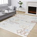 Loft Shag GC_CZY1005 Ivory 7 ft. 10 in. x 9 ft. 10 in. Shaggy Area Rug Default -DTYStore