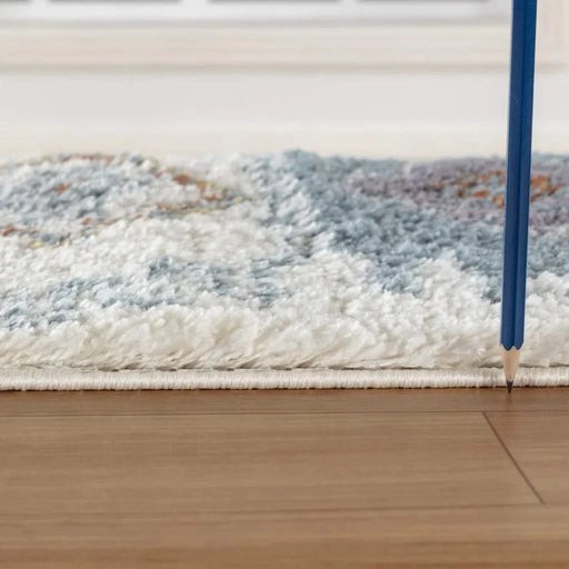 Loft Shag GC_CZY1007 Ivory 7 ft. 10 in. x 9 ft. 10 in. Shaggy Area Rug Default -DTYStore