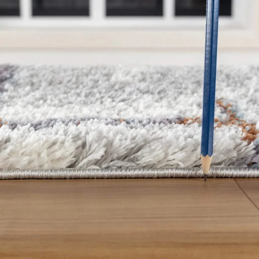 Loft Shag GC_CZY1009 Multi 7 ft. 10 in. x 9 ft. 10 in. Shaggy Area Rug Default -DTYStore