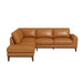 London Leather Sectional Sofa Left Facing Default -DTYStore