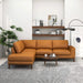London Leather Sectional Sofa Left Facing Default -DTYStore
