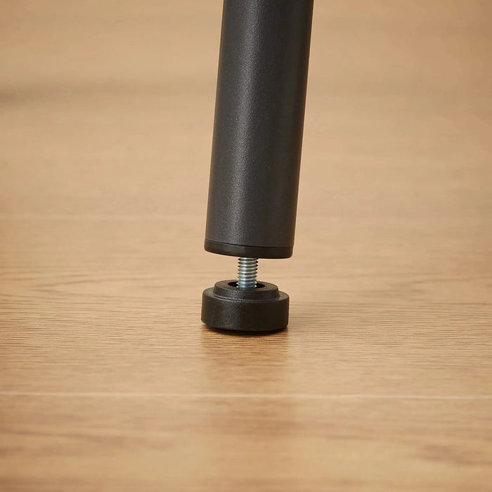 Long Bar Table Set with 3 PU Upholstered Bar Stools, Industrial Bar Table and Chairs for Kitchen Breakfast Table, Living Room, Banquet Hall, Rustic Gray and Black, 63″L x15.7'W x 37.5'H Default -DTYStore