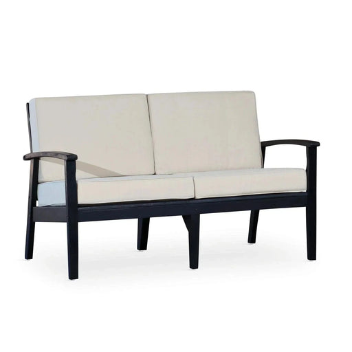 Longs Peak Eucalyptus Loveseat with Cushion Espresso Sand -DTYStore