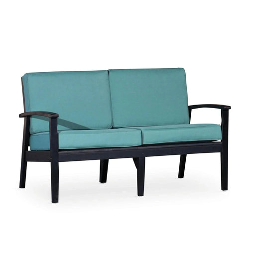 Longs Peak Eucalyptus Loveseat with Cushion Espresso Sage -DTYStore