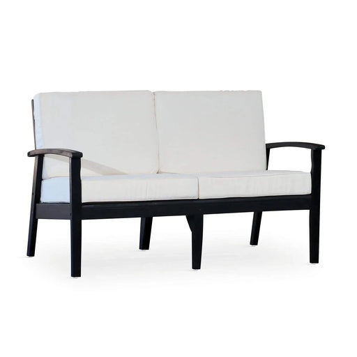 Longs Peak Eucalyptus Loveseat with Cushion Espresso Cream -DTYStore