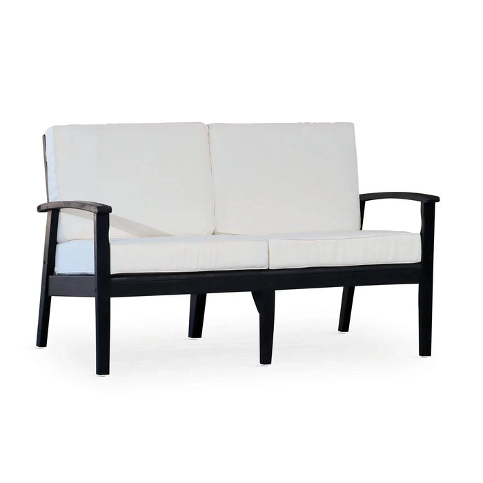 Longs Peak Eucalyptus Loveseat with Cushion Espresso Cream -DTYStore