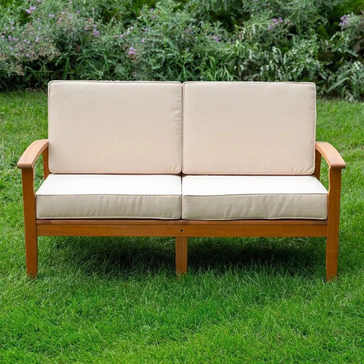 Longs Peak Eucalyptus Loveseat with Cushion -DTYStore