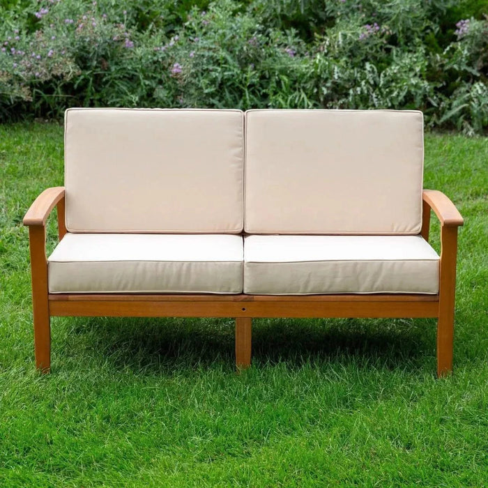 Longs Peak Eucalyptus Loveseat with Cushion -DTYStore