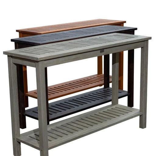 Longs Peak Eucalyptus Outdoor Console Table -DTYStore