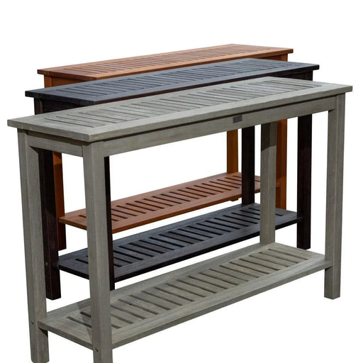 Longs Peak Eucalyptus Outdoor Console Table -DTYStore