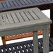 Longs Peak Eucalyptus Outdoor Console Table Driftwood Gray -DTYStore