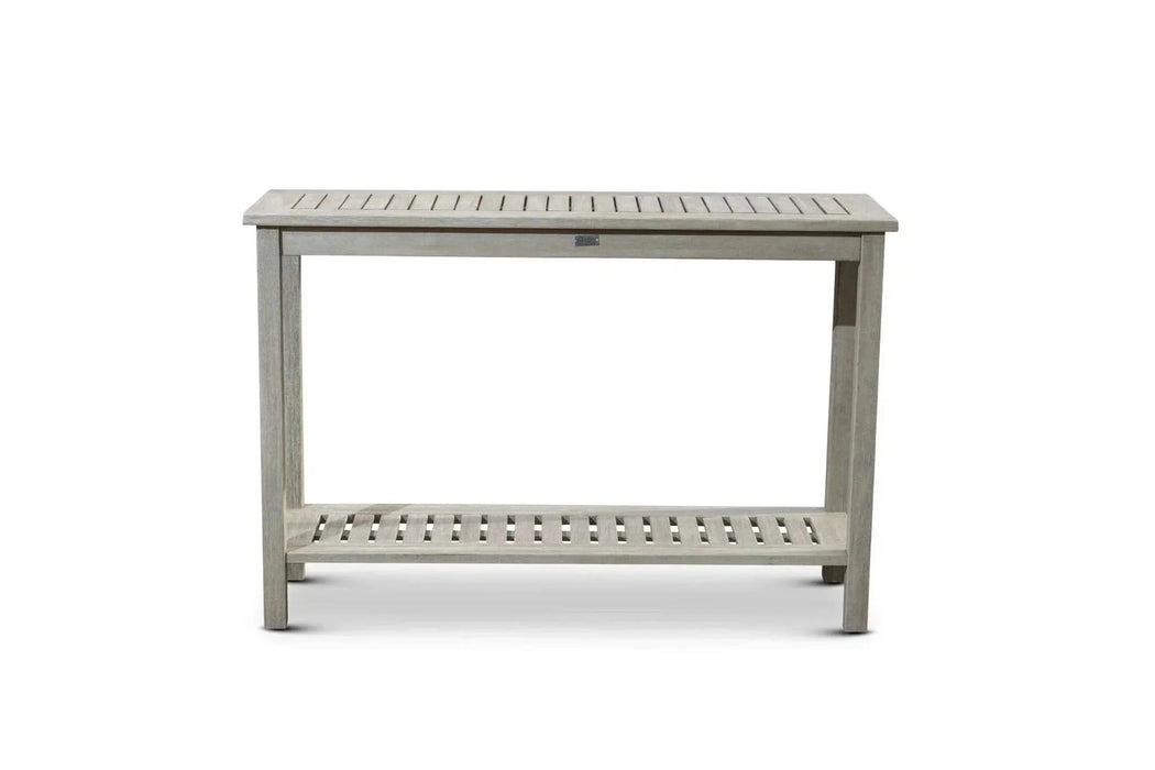 Longs Peak Eucalyptus Outdoor Console Table Driftwood Gray -DTYStore