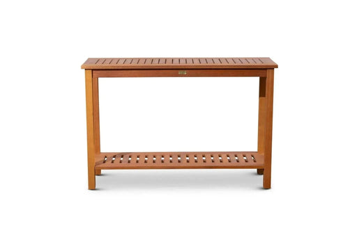 Longs Peak Eucalyptus Outdoor Console Table Natural Oil -DTYStore