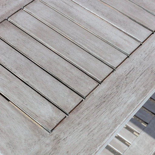 Longs Peak Eucalyptus Outdoor Console Table Silver Gray -DTYStore