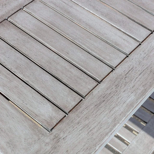 Longs Peak Eucalyptus Outdoor Console Table Silver Gray -DTYStore