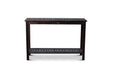 Longs Peak Eucalyptus Outdoor Console Table Espresso -DTYStore