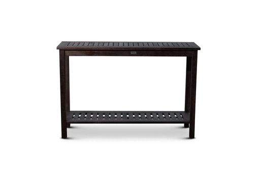 Longs Peak Eucalyptus Outdoor Console Table Espresso -DTYStore