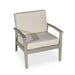 Longs Peak Eucalyptus Outdoor Deep Seat Chair with Cushions Driftwood Gray Sand -DTYStore