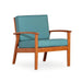 Longs Peak Eucalyptus Outdoor Deep Seat Chair with Cushions -DTYStore