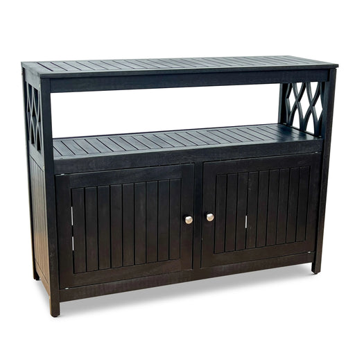 Longs Peak Eucalyptus Outdoor Sideboard Espresso -DTYStore