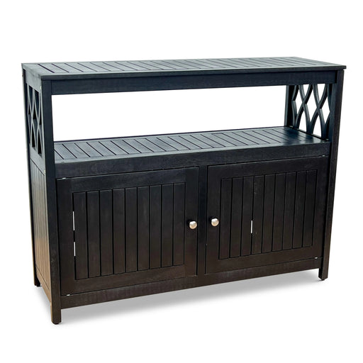 Longs Peak Eucalyptus Outdoor Sideboard Espresso -DTYStore