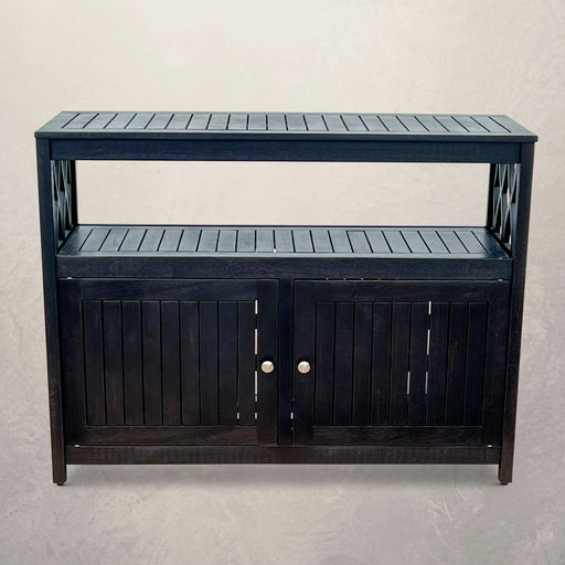Longs Peak Eucalyptus Outdoor Sideboard Espresso -DTYStore