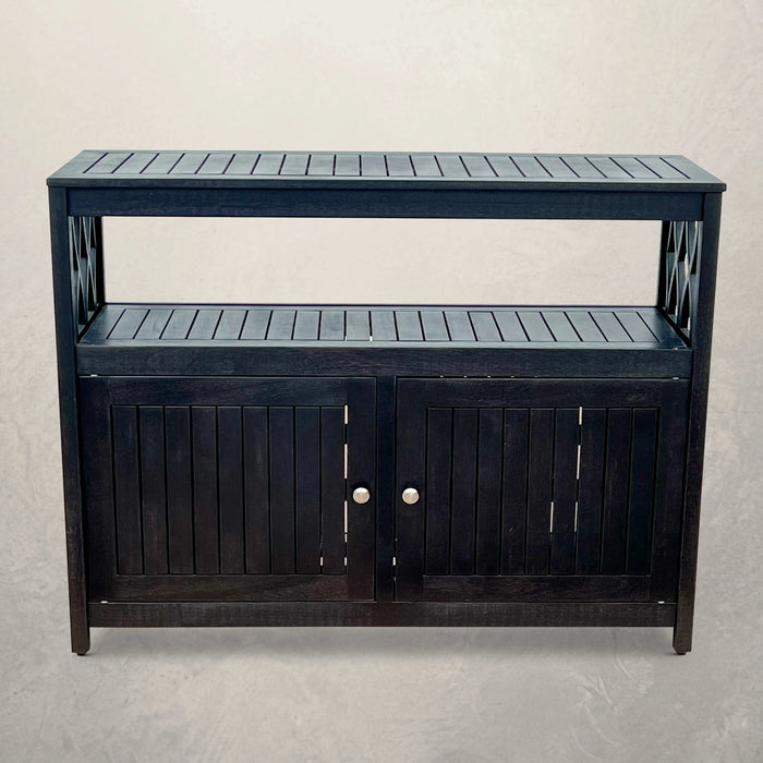 Longs Peak Eucalyptus Outdoor Sideboard Espresso -DTYStore