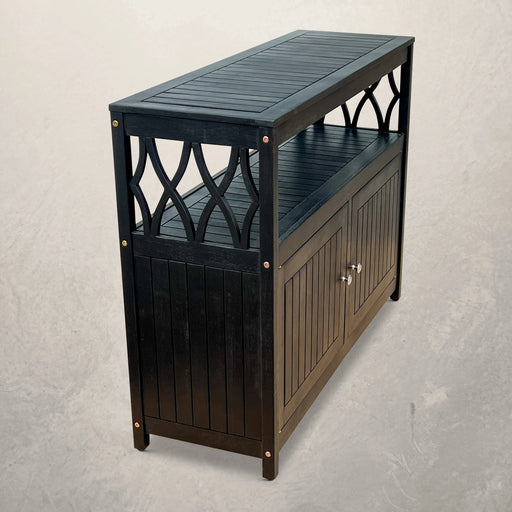 Longs Peak Eucalyptus Outdoor Sideboard Espresso -DTYStore