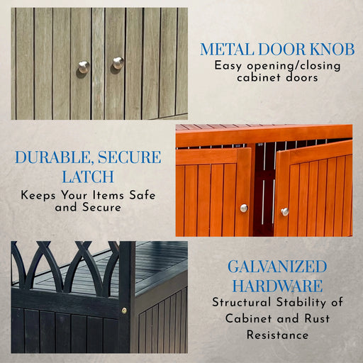 Longs Peak Eucalyptus Outdoor Sideboard -DTYStore