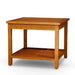 Longs Peak Eucalyptus Outdoor Two Shelf Side Table -DTYStore