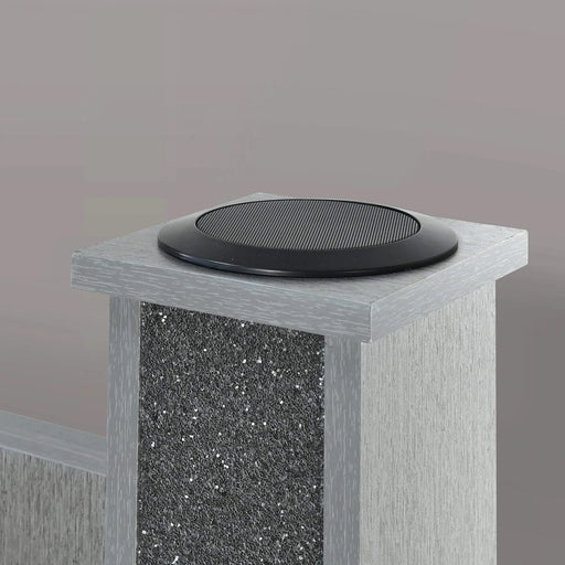 Lorenzo Silver 5-Piece Full Bedroom Set with Glittered Detailing and Speaker on Headboard Default -DTYStore