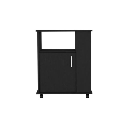 Lower Microwave Cabinet Kit, Black Wengue Finish Default -DTYStore