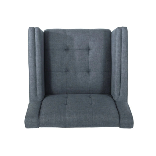 Luminaesque 32.5' Fabric Upholstered Armchair with Tufted Back-DTYStore